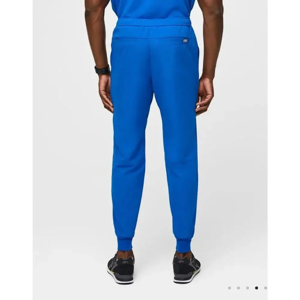 Figs Men’s Tansen Jogger Scrub Pants Royal Blue Size Medium Tall